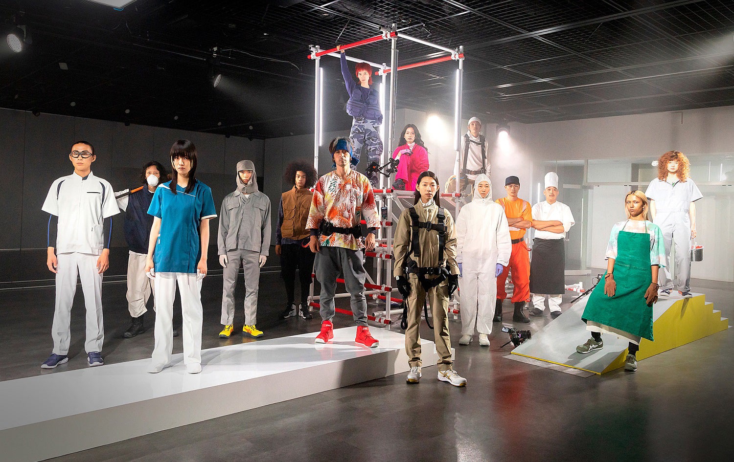 asics Power Austria スキーウェア 赤/白 フード付き アシックス ASICS スキー オーストリア代表 スキーウェア