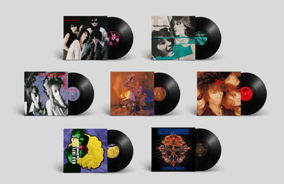 The Street Slidersデビュー40周年プロダクツリリース第5弾!1st~7th Albumのアナログ盤が登場! The Street Slidersデビュー40周年プロダクツリリース第5弾!1st~7th Albumのアナログ盤が登場!