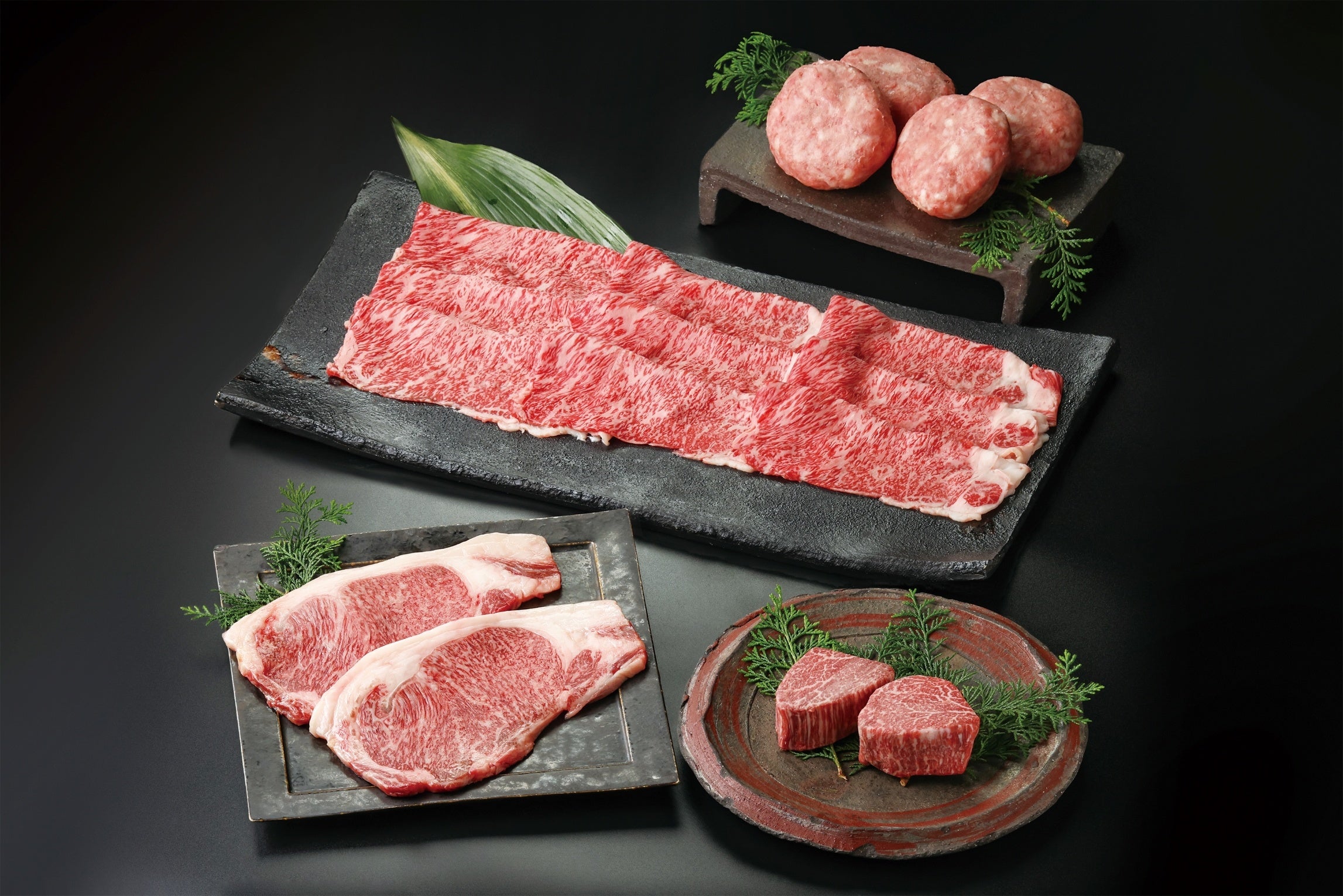 ※写真はイメージです。笹・檜葉・什器等はセットに含まれておりません