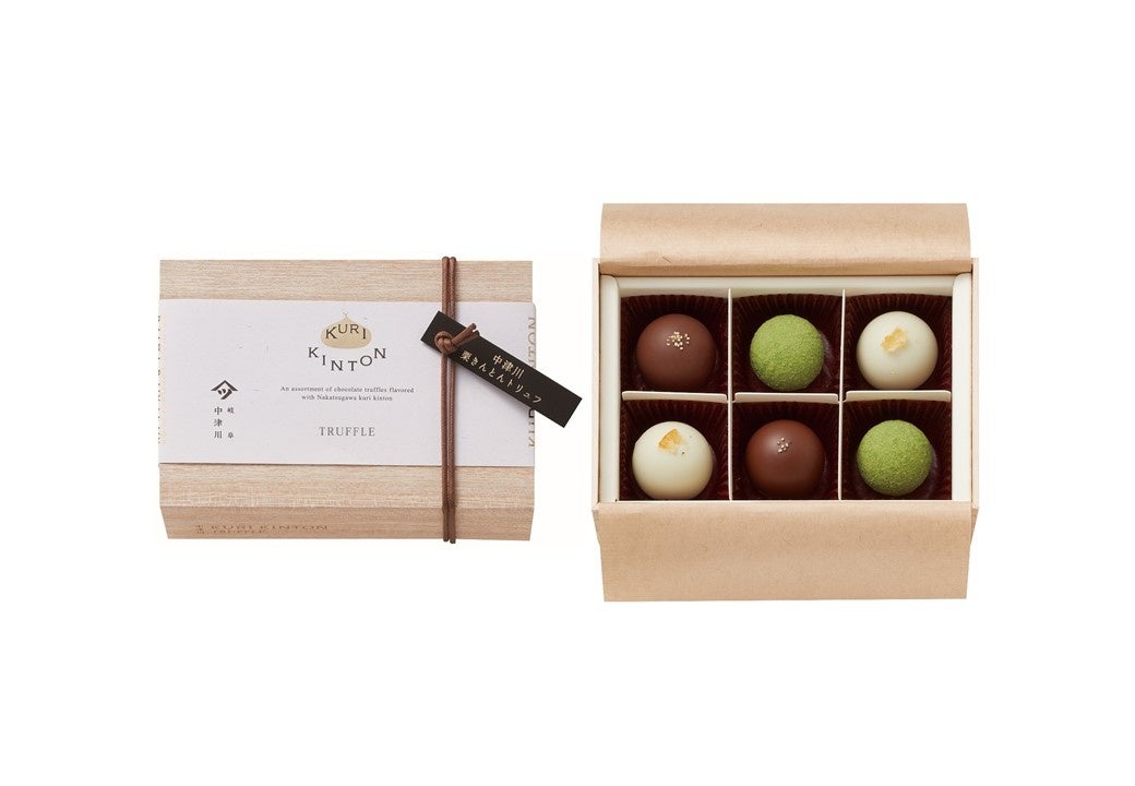 中津川栗きんとんトリュフ 6個入／1,620円（税込）