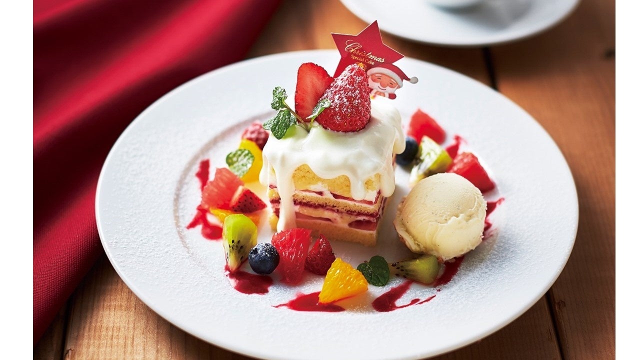 いちごとラズベリーのケーキークリスマス仕立てー