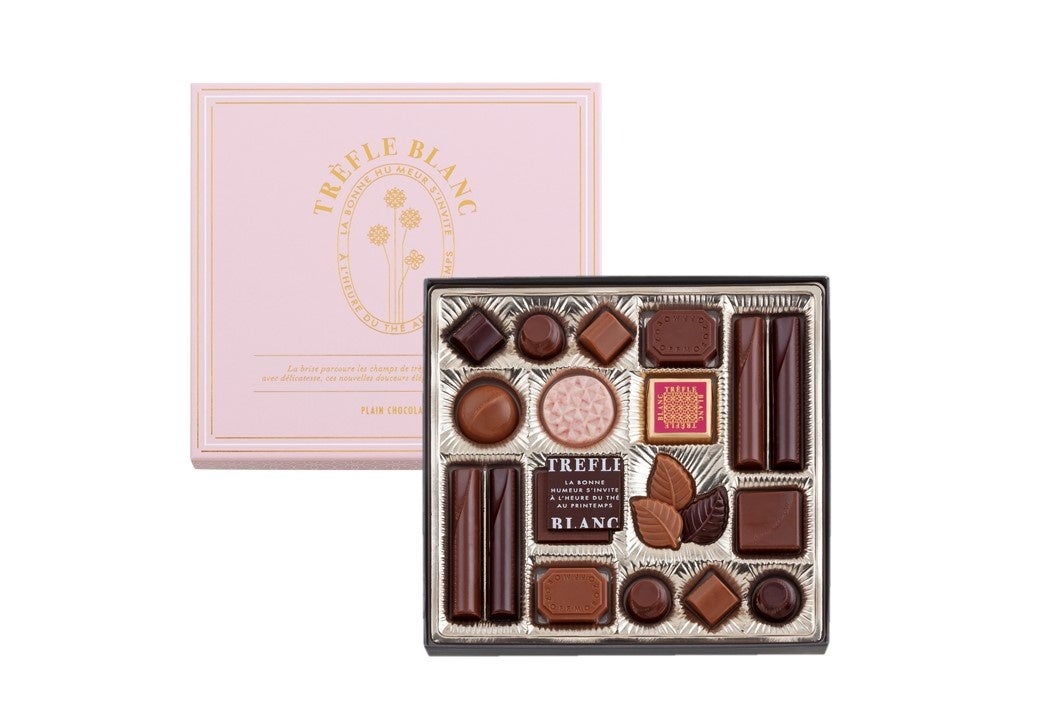 トレフルブラン（プレーンチョコレート）21個入　税込価格：1,080円（本体価格：1,000円）