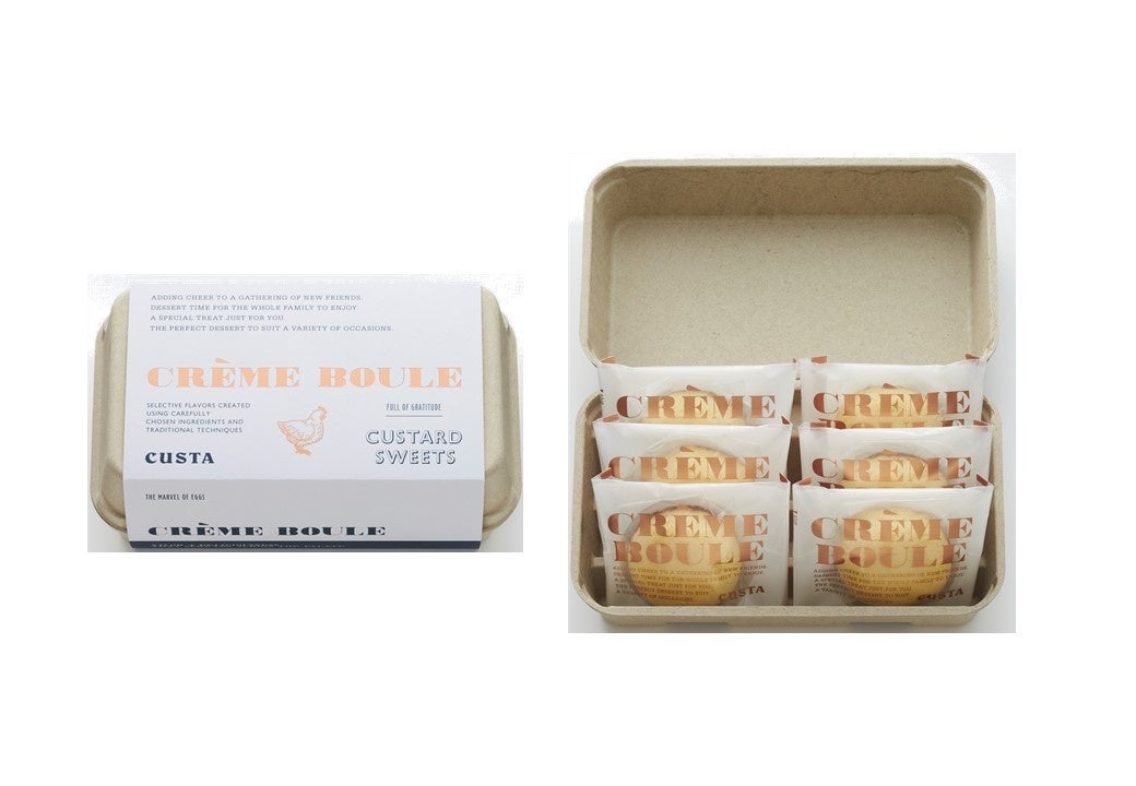 クレームブール6個入1,296円（本体価格：1,200円）