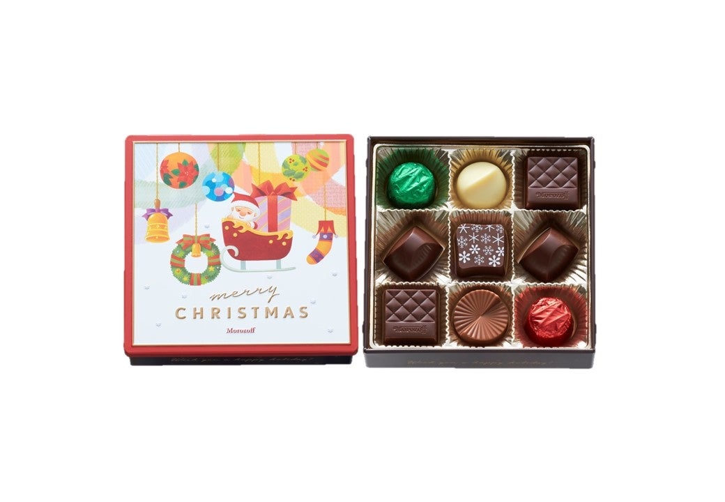 クリスマスファンシーチョコレート（９個入）&nbsp; 価格：６４８円（本体価格：６００円）