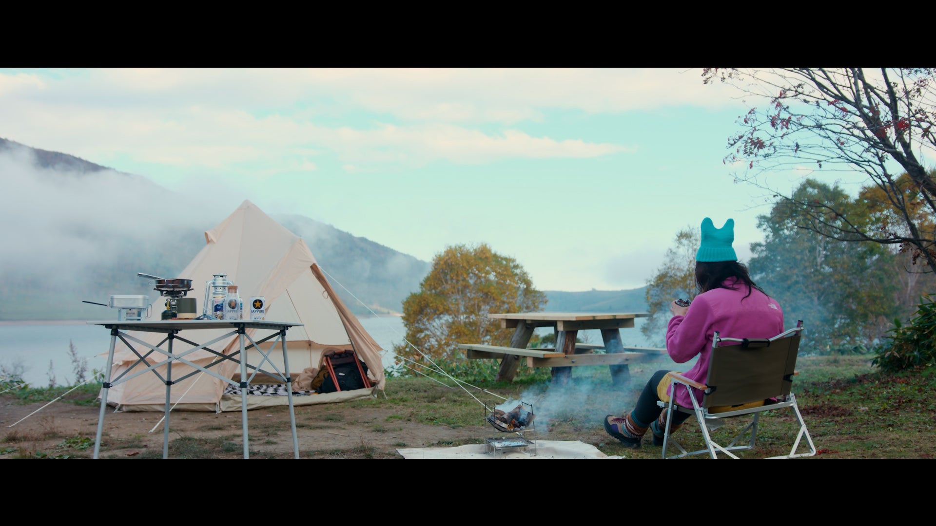 野反湖（のぞりこ）には最高のロケーションを誇るキャンプ場がある