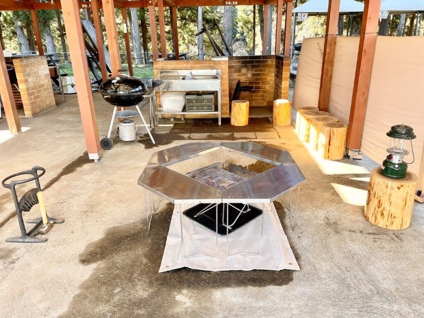 焚き火×薪ストーブ×BBQ