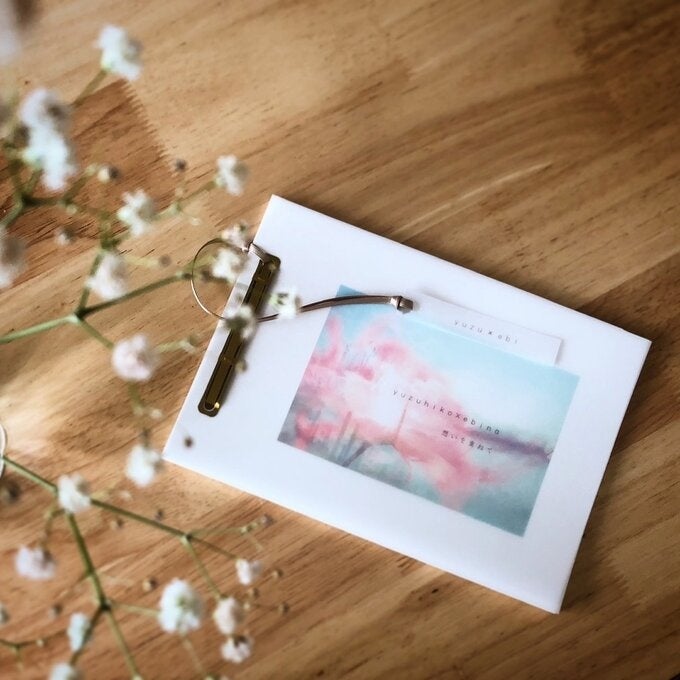 夫婦で撮影した写真を重ねて構成♪愛が溢れる素敵な作品です