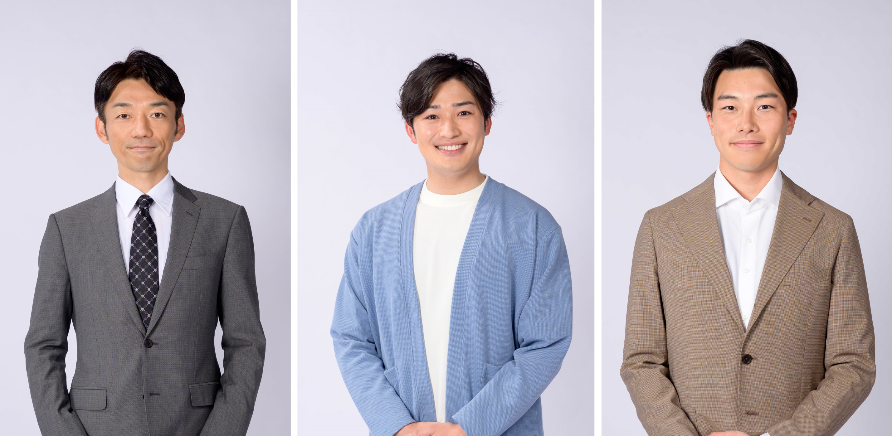 （左から）福谷アナウンサー・前田アナウンサー・加守アナウンサー　©テレビ大阪