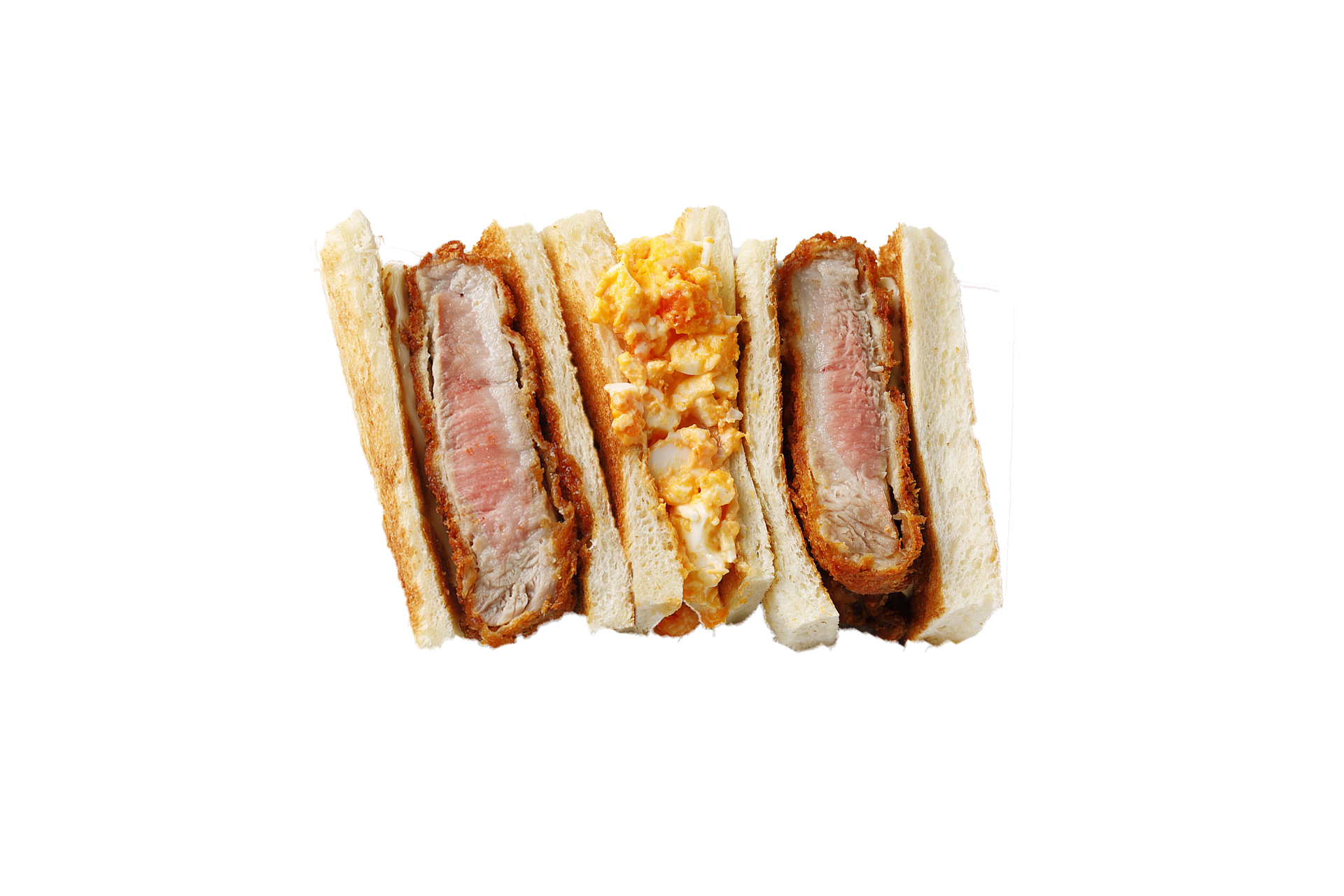 人類みなトンカツ　3種の極みカツサンド