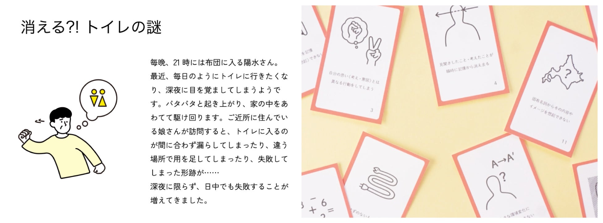 生活ケースと認知機能障害カード