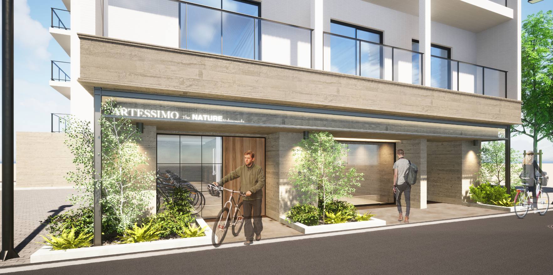 アルテシモ西早稲田（仮称）イメージ画像 （掲載の完成予想図は図面をもとに描いたもので実際のものとは多少異なります）