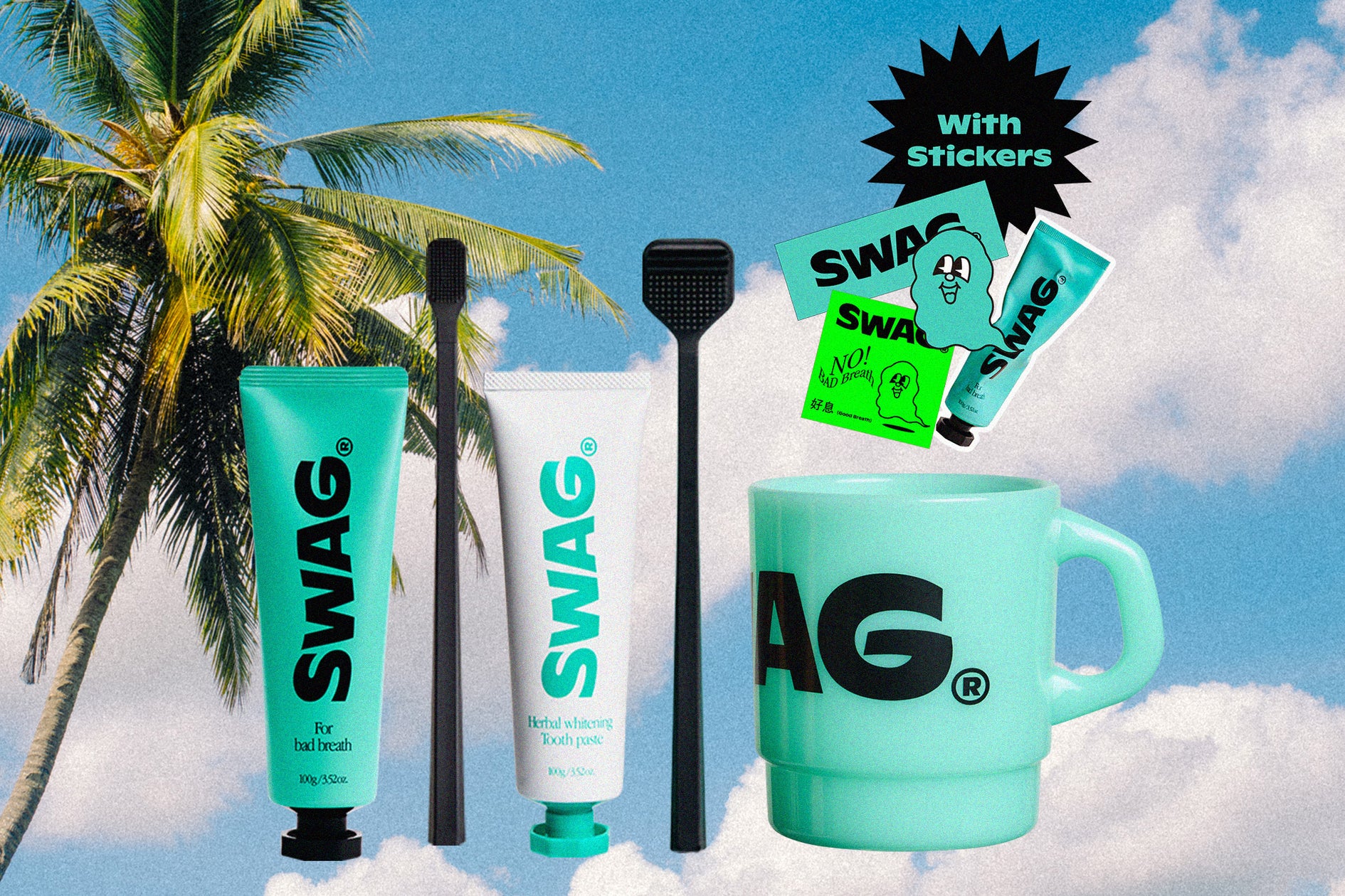 完売したオーラルケアブランド「SWAG」のオリジナルコップが再入荷!EC限定スペシャルセットを数量限定販売