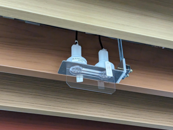 DASのアンテナ(透明モデル)