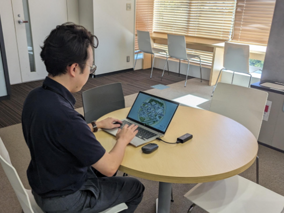 オフィスでの利用イメージ（テレワーク活用）