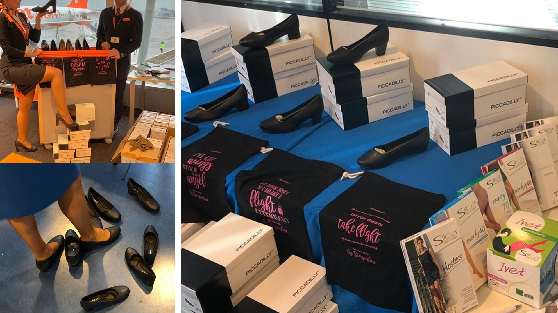 ▲イギリスのヒースロー空港やオランダのスキポール空港内部でクルー向けの展示販売会が定期的に開催されるほどの人気