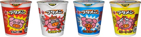 ブタメン太麺スナック(タン塩味)が登場!コロコロコミック連載中の「ブタメンくん」パッケージが目を引く ブタメン太麺スナック(タン塩味)が登場!コロコロコミック連載中の「ブタメンくん」パッケージが目を引く