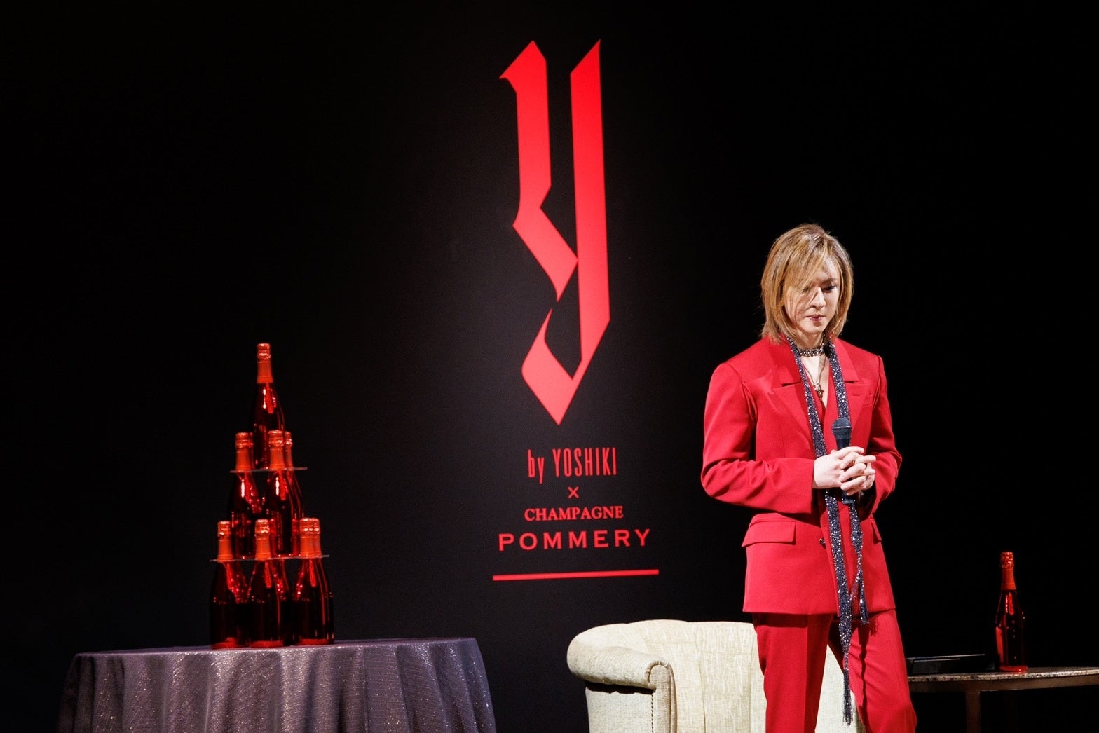 Y by YOSHIKI × CHAMPAGNE POMMERY ヨシキ 21123-523-