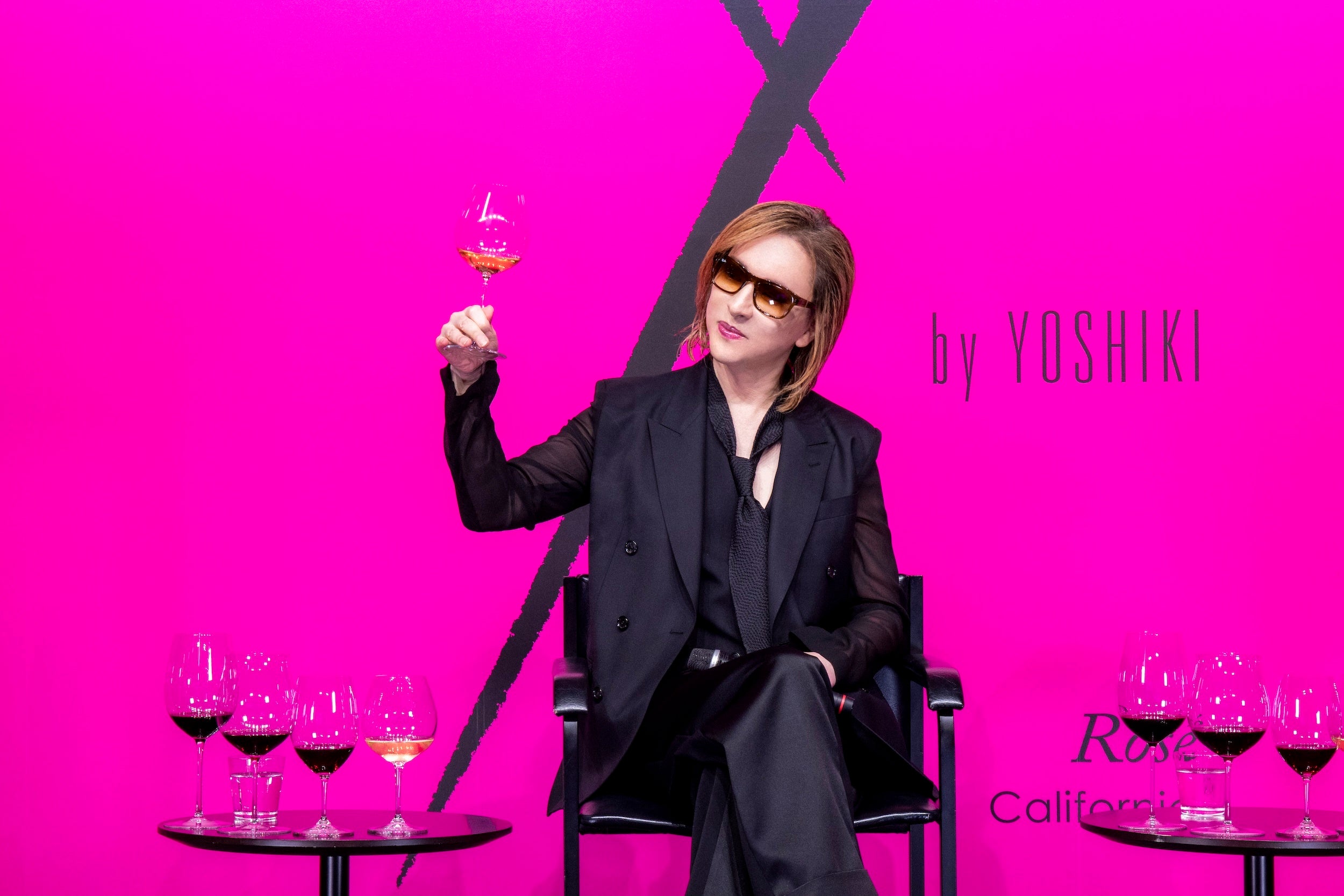ワイン takayuki X-JAPAN YOSHIKIのコラボワイン！ ワイ・バイ・ヨシキ ロゼ 2023