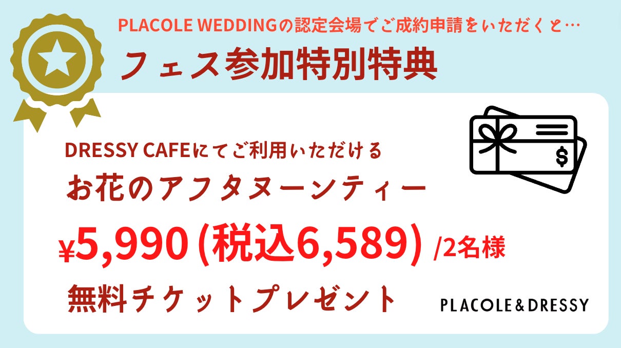 お花のアフタヌーンティーチケット