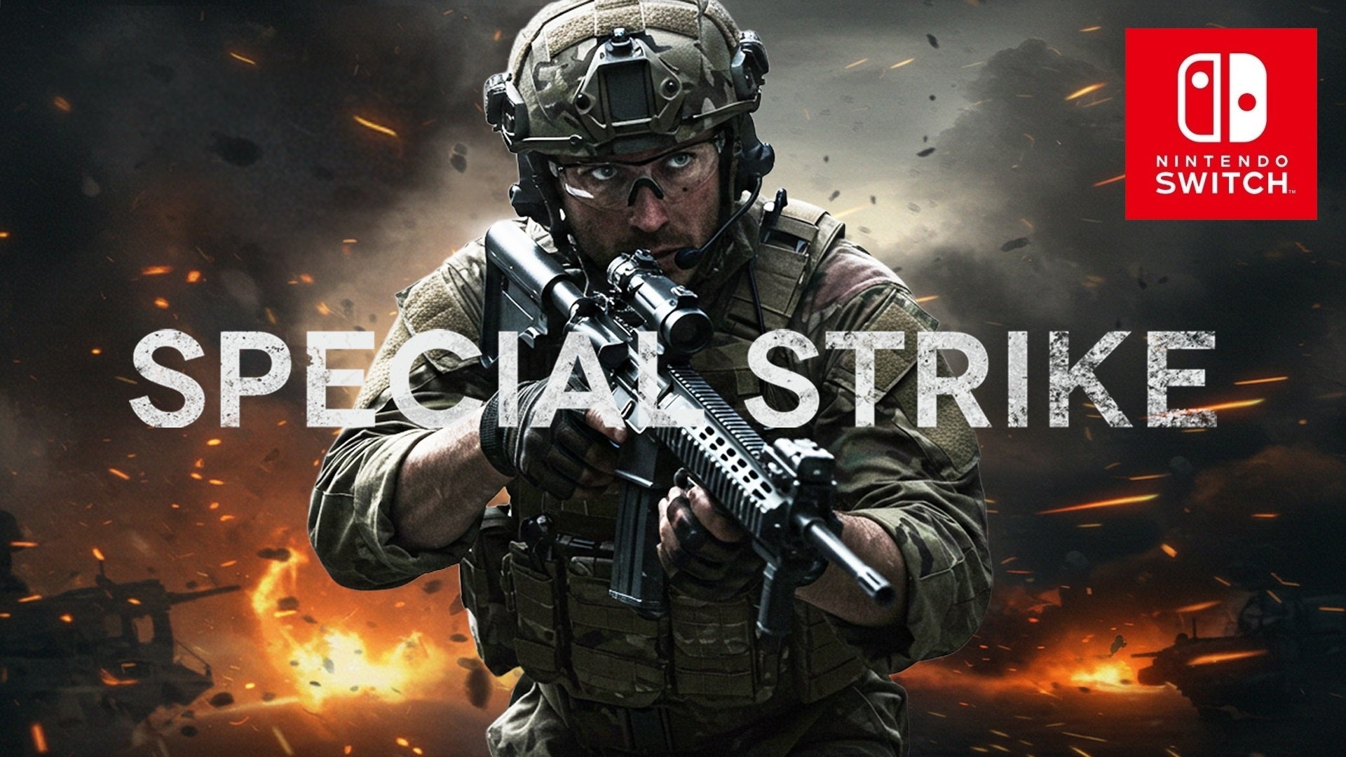 Switch新作FPS「スペシャル ストライク」砂丘で戦車と共闘! Switch新作FPS「スペシャル ストライク」砂丘で戦車と共闘!