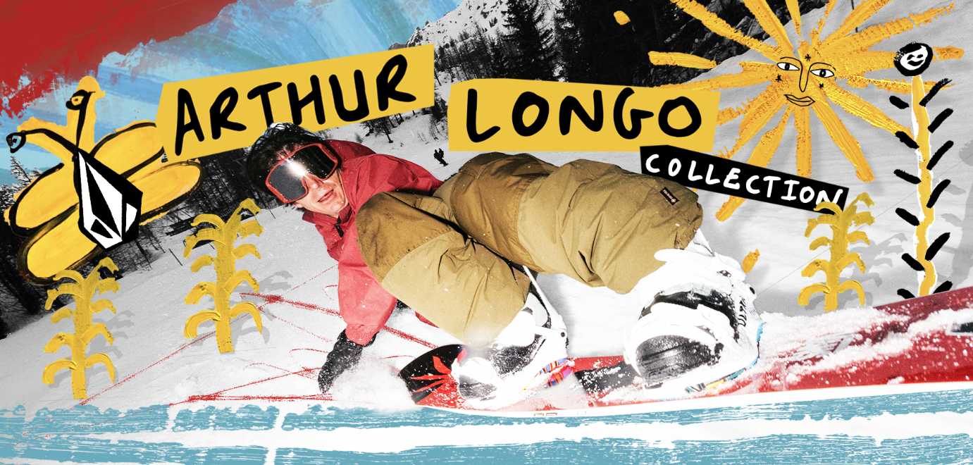 VOLCOM「アーサーロンゴ コレクション」‐ 地形を遊ぶ天才が描く