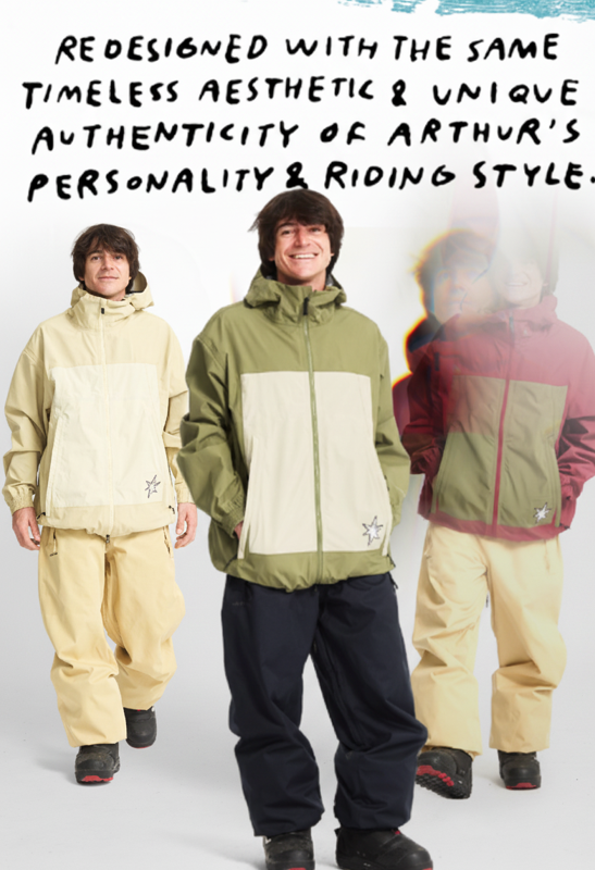 VOLCOM「アーサーロンゴ コレクション」‐ 地形を遊ぶ天才が描く