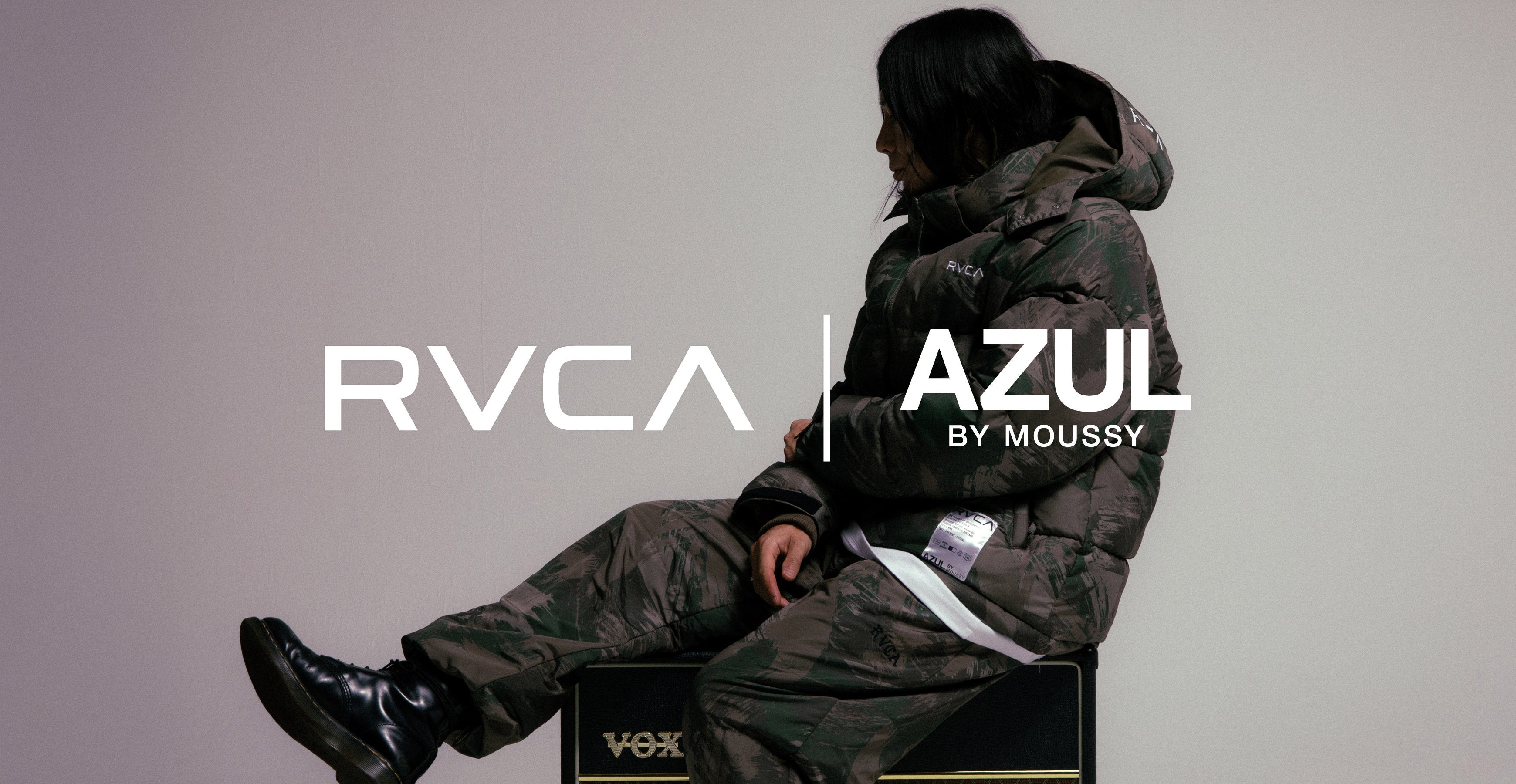 RVCA × AZUL BY MOUSSY」 2025 WINTER コラボレーションコレクションを