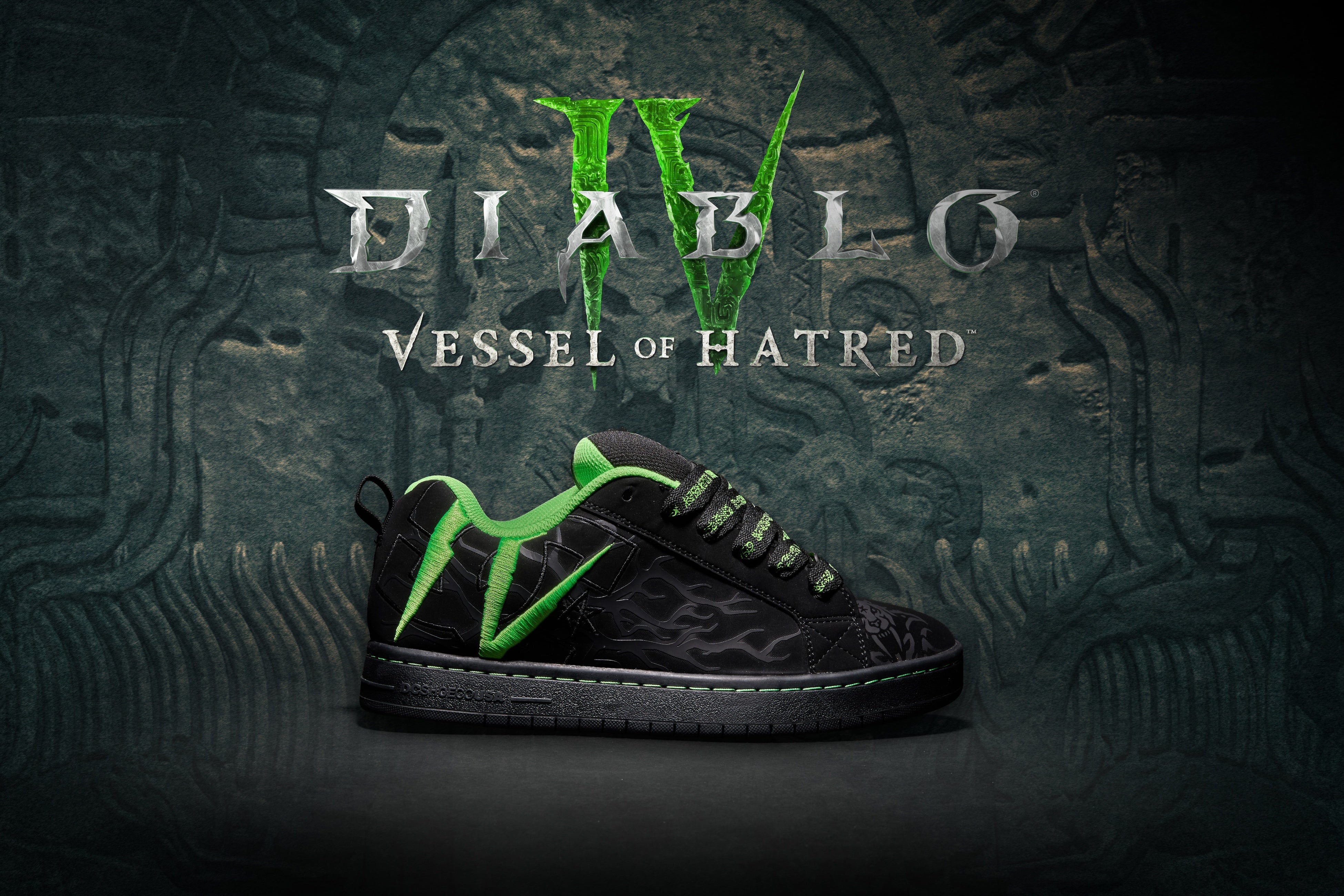DC Shoes × 「DIABLO Ⅳ」 スペシャルコラボレーション世界666足限定「COURT GRAFFIK DIABLO」が登場！