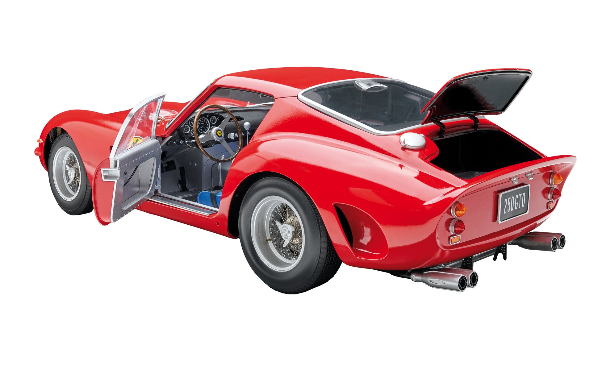 【デアゴスティーニ完成品】フェラーリ250GTO 1/8スケール 60年代フェラーリの「走る芸術品」が数量限定で登場1/8スケール