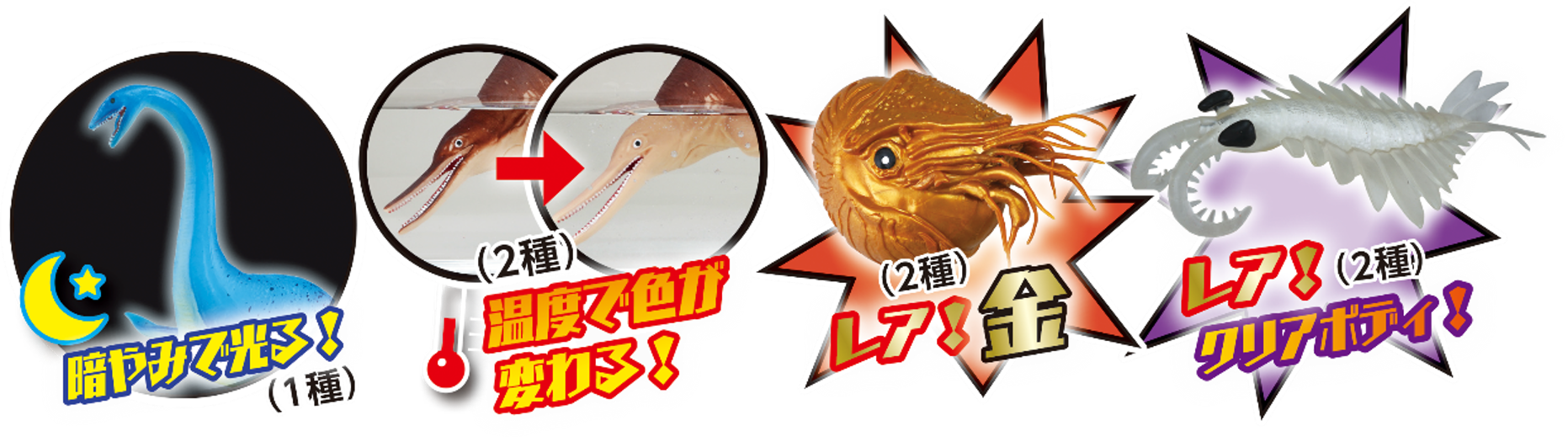 楽しみながら生き物について学べる玩具シリーズ最新作『海の恐竜＆Co