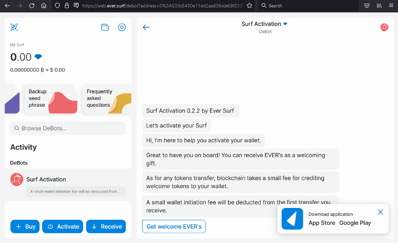 図1： Ever Surfウェブ版