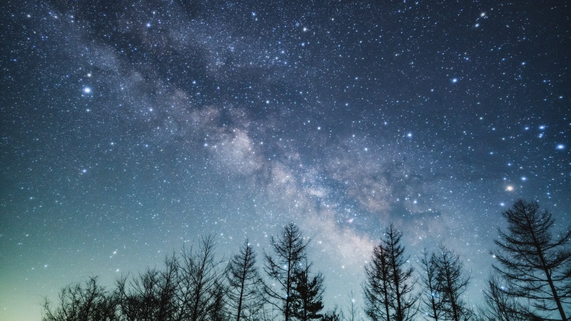 「八ヶ岳グレイスホテル」のグラウンドから見る 天の川(一例)