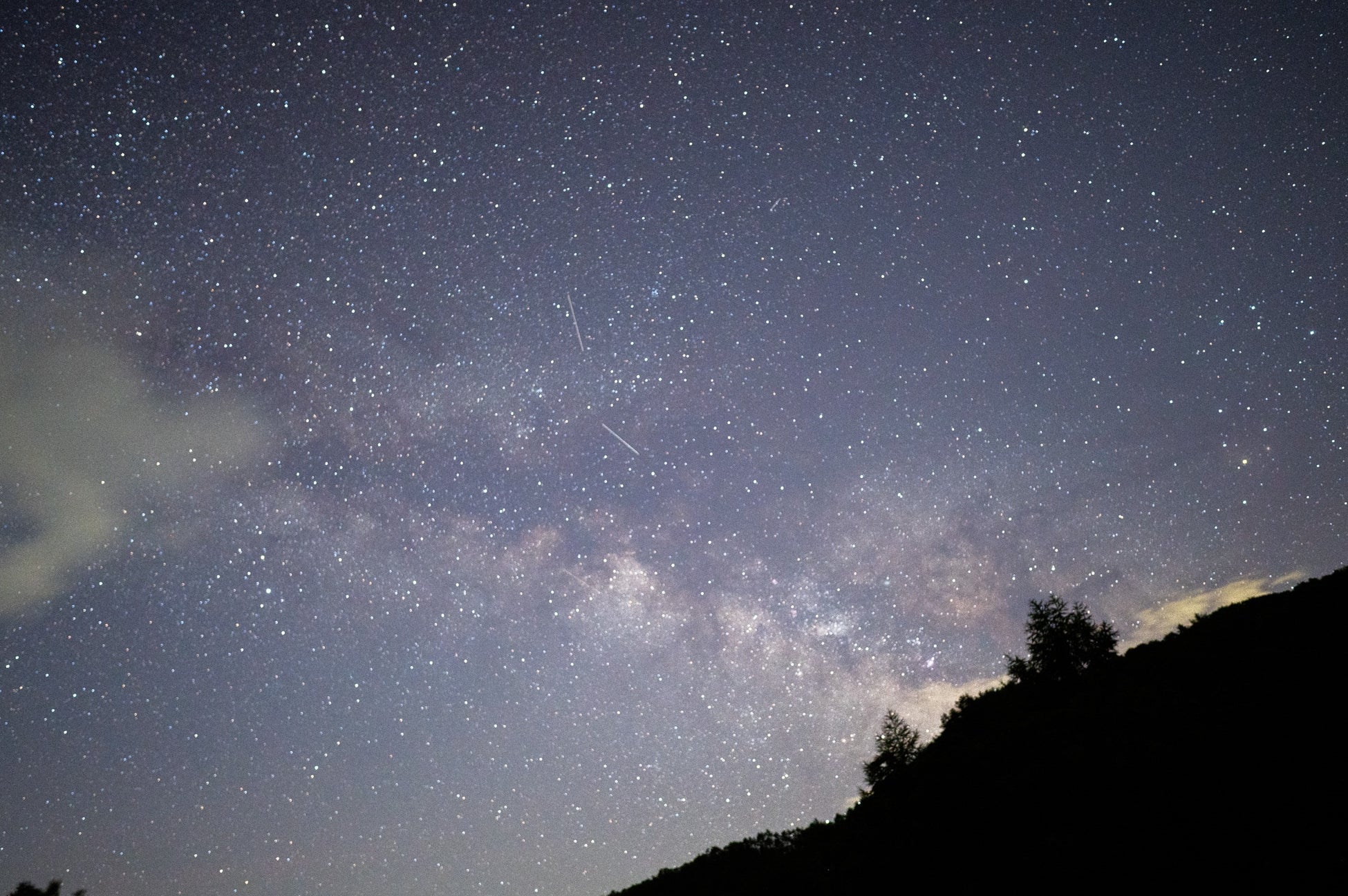 「昼神温泉 おとぎ亭 光風」の「星空さんぽ」ツアー参加時に見える星空(一例)