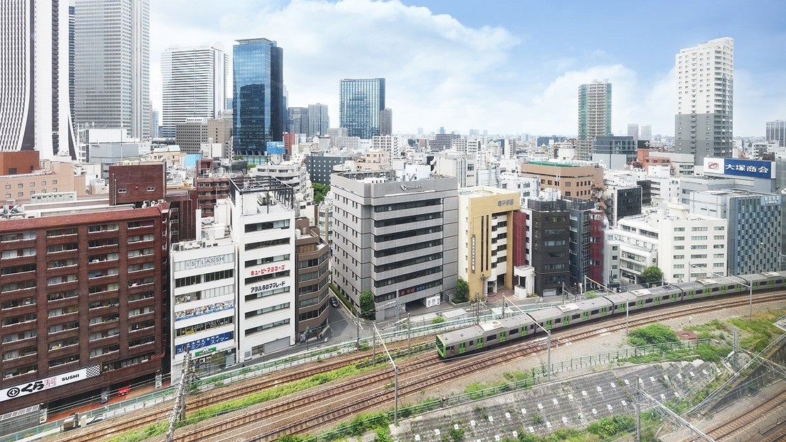 「新宿プリンスホテル」の客室から見える風景（一例）