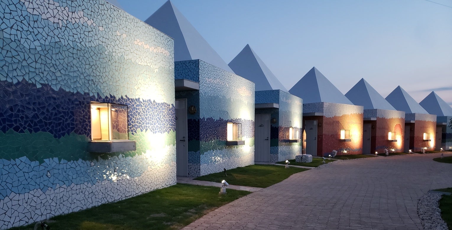 「ブランシェット南紀白浜」のヴィラタイプの客室の外観（一例）