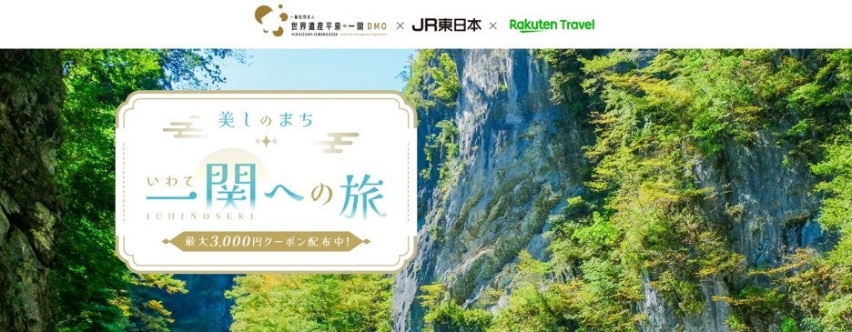 「美しのまち　いわて一関への旅」特設ページ（イメージ）