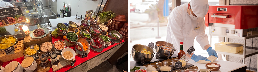 ビジネスカテゴリ3位 福岡県「Ｔｈｅ　ＢＲＥＡＫＦＡＳＴ　ＨＯＴＥＬ福岡天神」の朝食ビュッフェ（一例）