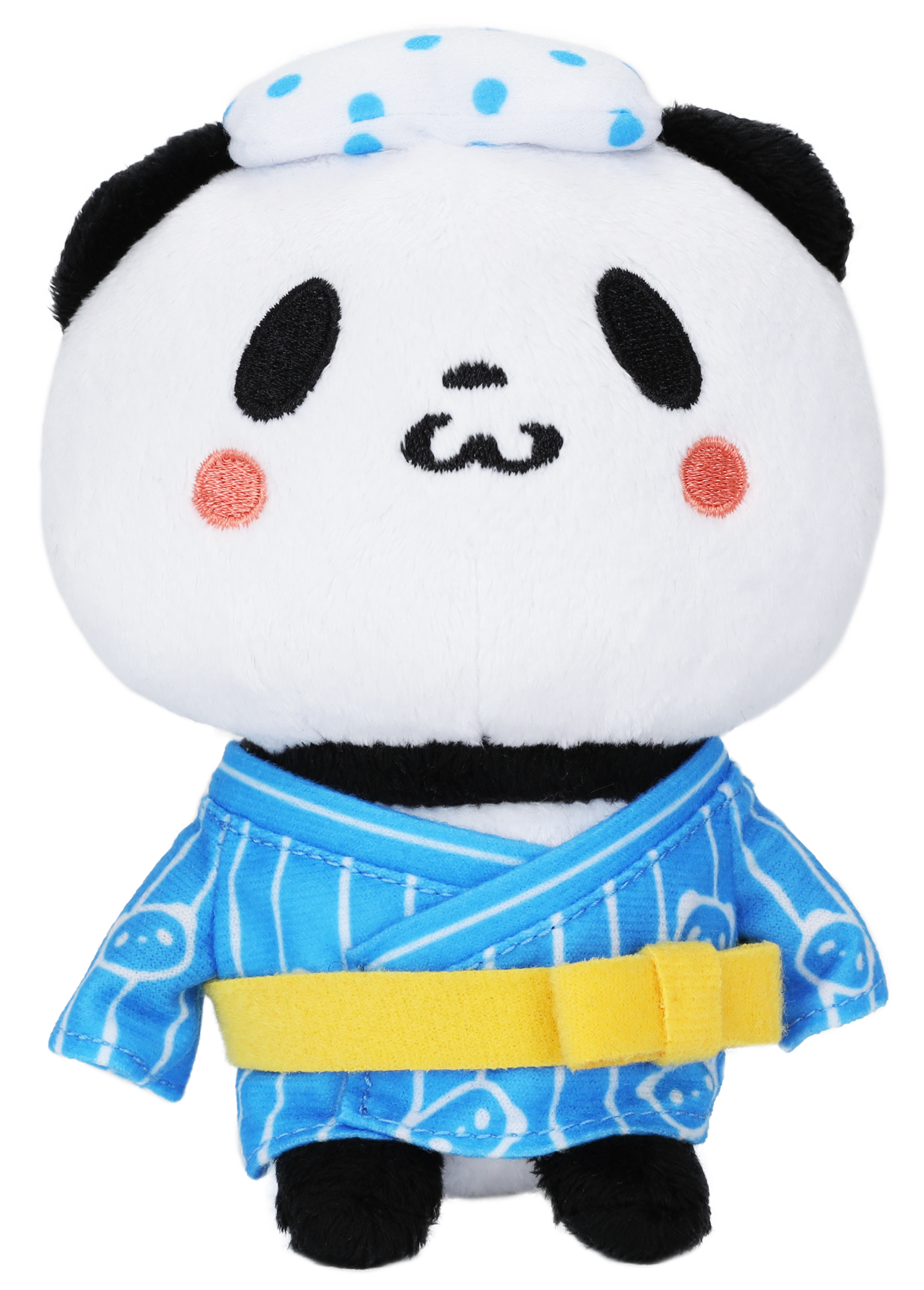 浴衣姿の「お買いものパンダ」ぬいぐるみ