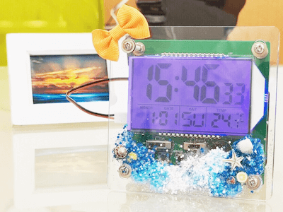 オリジナルデジタル時計コース