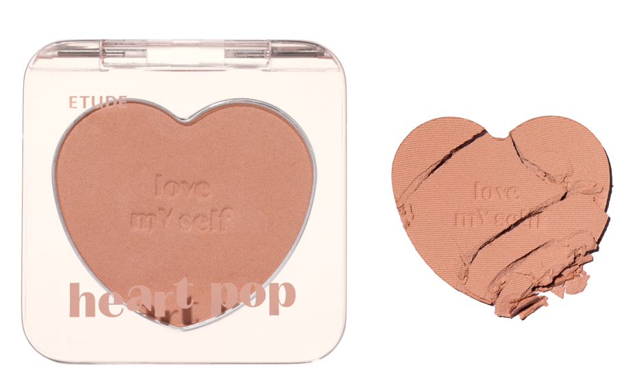 内側からにじみだすように血色感あふれる自然光チーク『ハートポップ