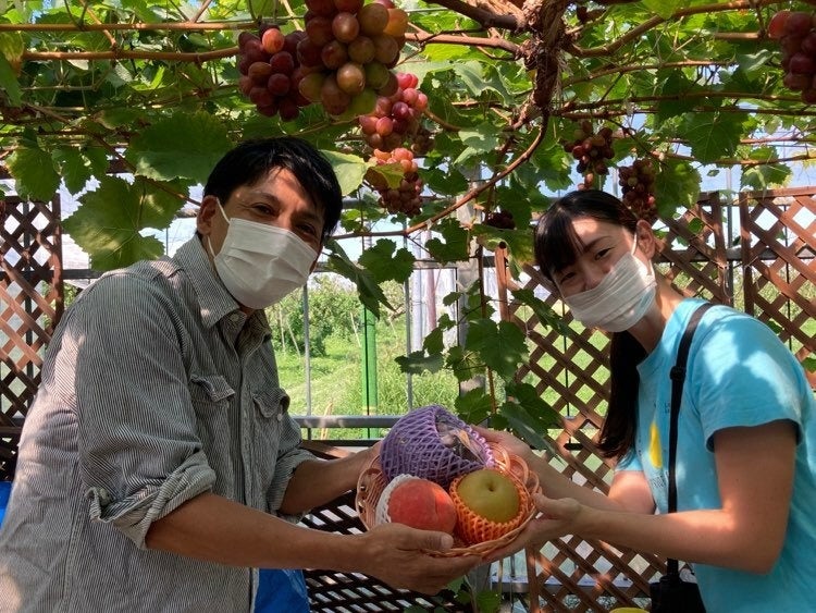 フルーツ童夢やまだ農園さんと、地域おこし協力隊
