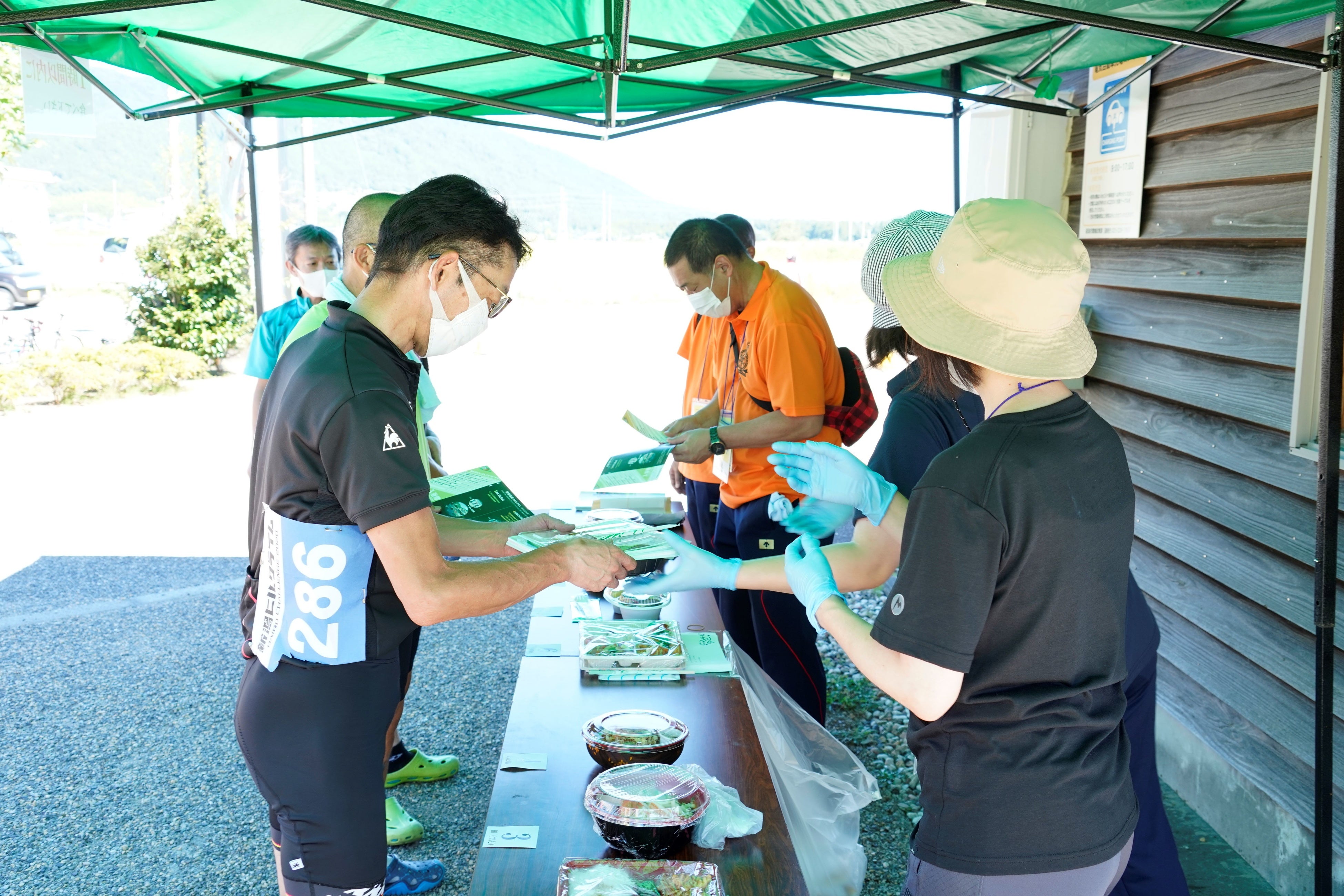 ゴール後には地元温泉街特製の昼食も！