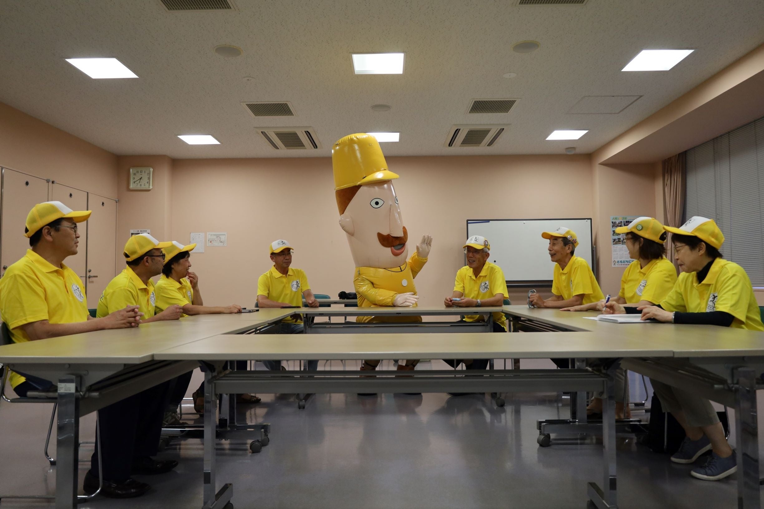 しろね大凧タウンガイドとレルヒさん
