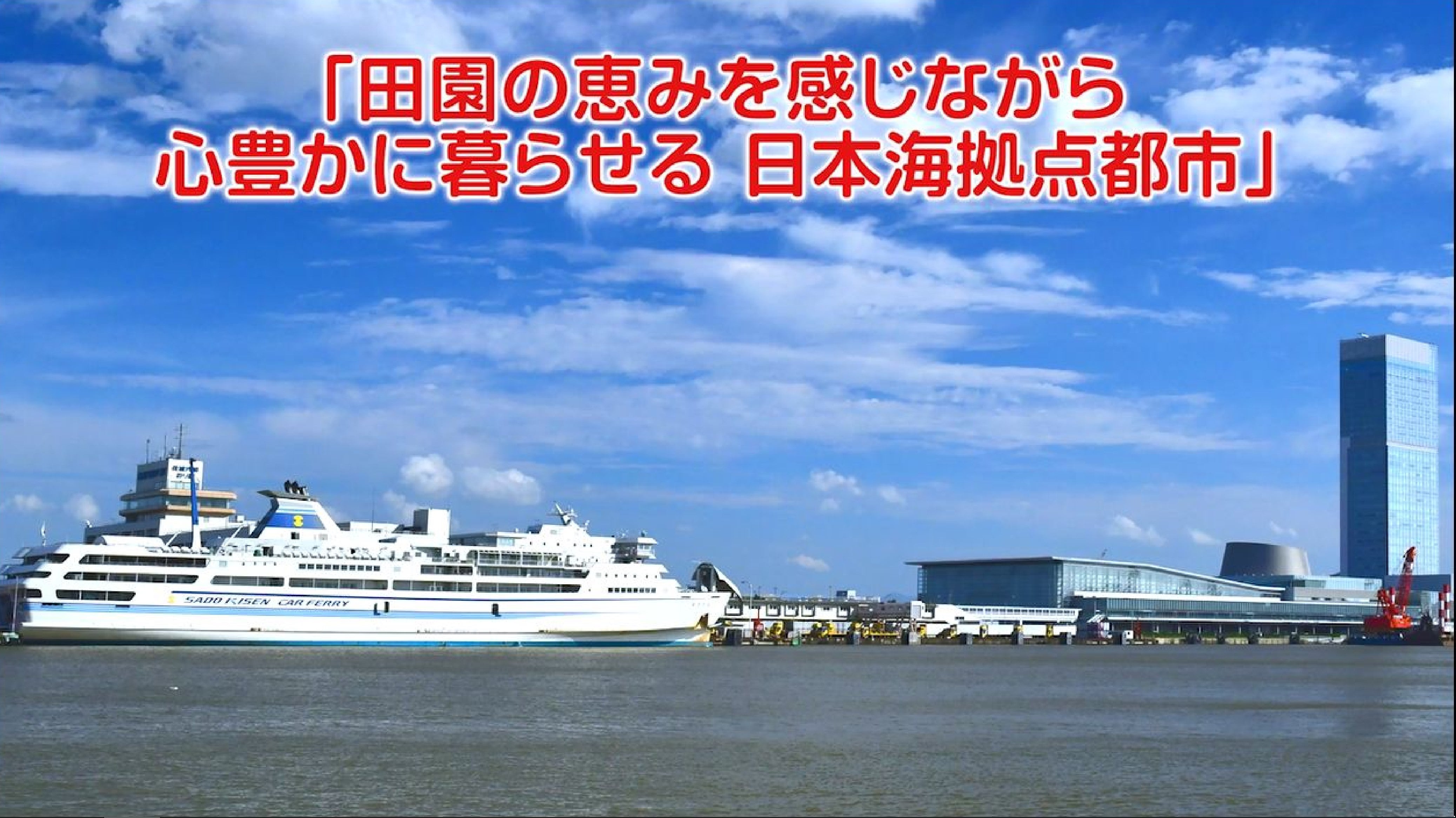 新潟市が目指す都市像