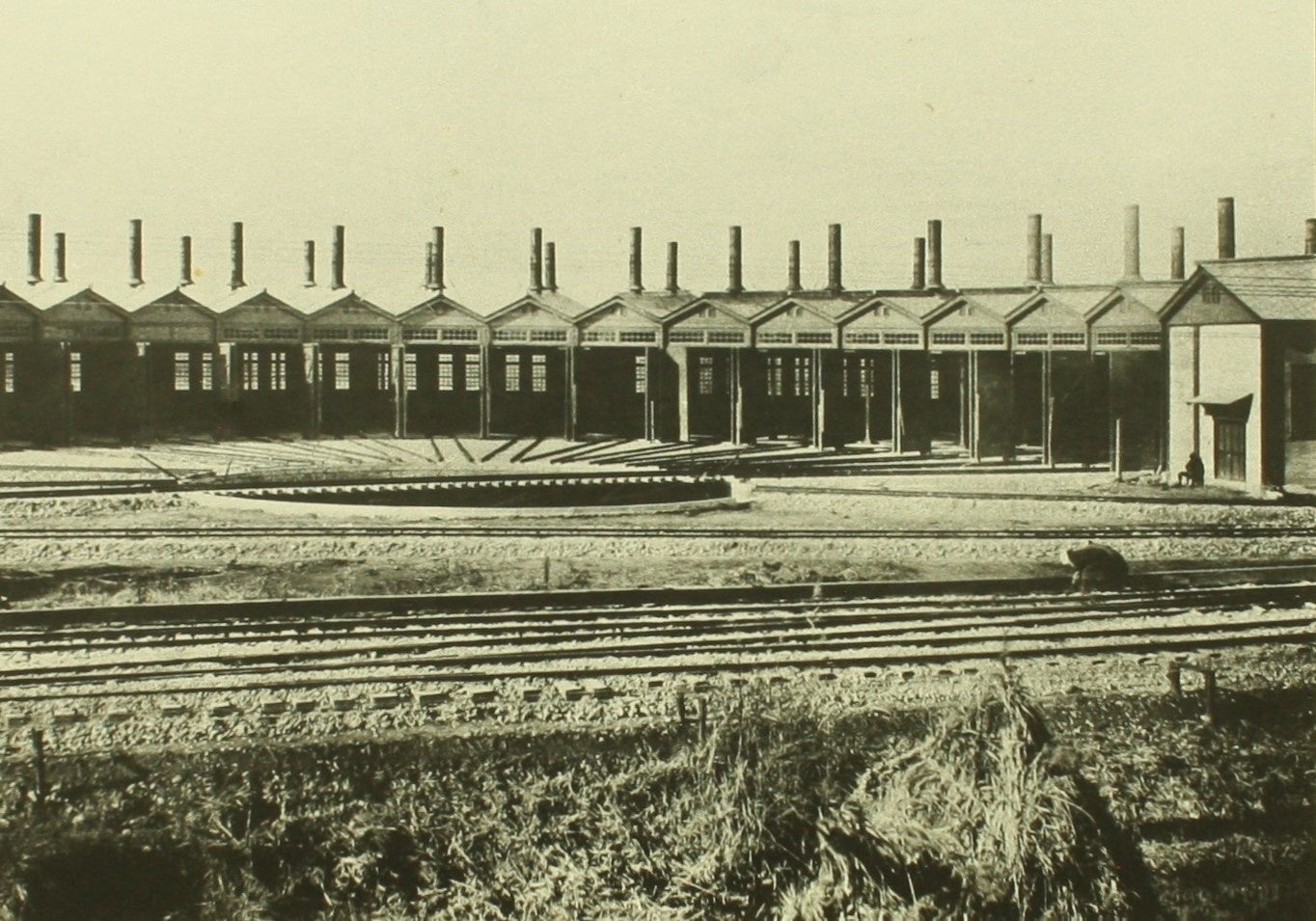 新津機関庫（大正期）