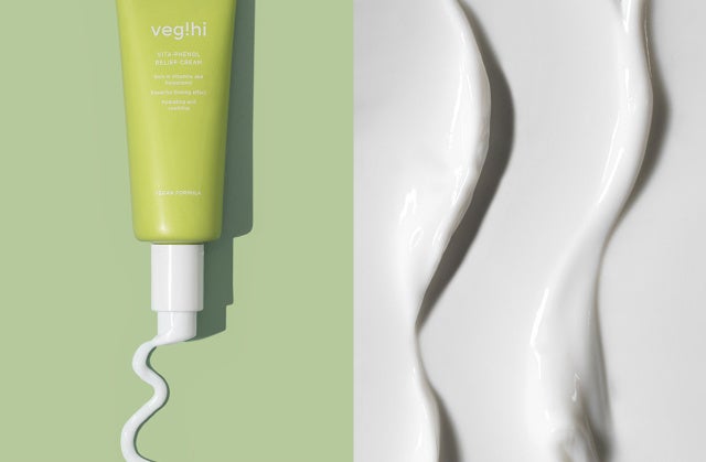 体温でトロっと溶け出し、ベタつかないさっぱりとした水分クリーム。