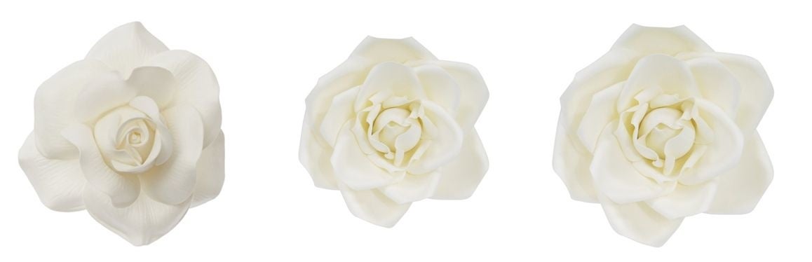 フランフラン ウォールフラワー ローズ バラ 造花 ホワイト 6点 ウォールフラワー ローズ L ホワイト | Francfranc（フラン