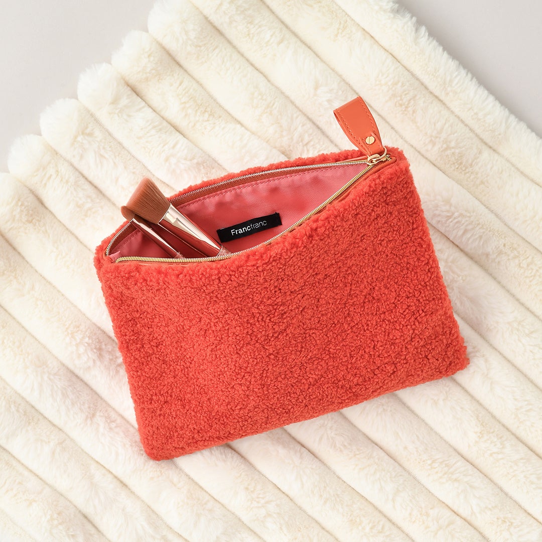 【完売必至♡】ELISABETTAFRANCHI ポーチ メイク 毎日使うメイクポーチも秋冬仕様に衣替え 2022年秋冬新作ポーチ
