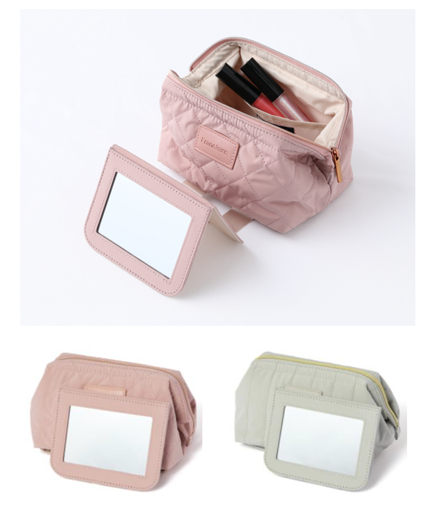 Francfranc フランフラン ピンク キルティング キャリーケース