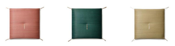 Francfrancフランフラン　バイカラーい草ゴザラグ　L＆Sサイズ2点セット Francfranc初 “い草”を使用した「バイカラー い草」シリーズを4